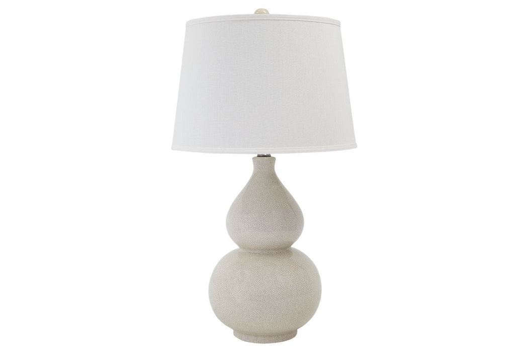 Saffi Cream Table Lamp - L100074 - Gate Furniture