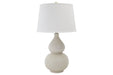 Saffi Cream Table Lamp - L100074 - Gate Furniture