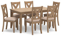 Sanbriar Dining Table and Chairs (Set of 7) - D393-425