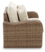 SANDY BLOOM Outdoor Loveseat with Cushion - P507-835 - In Stock Furniture