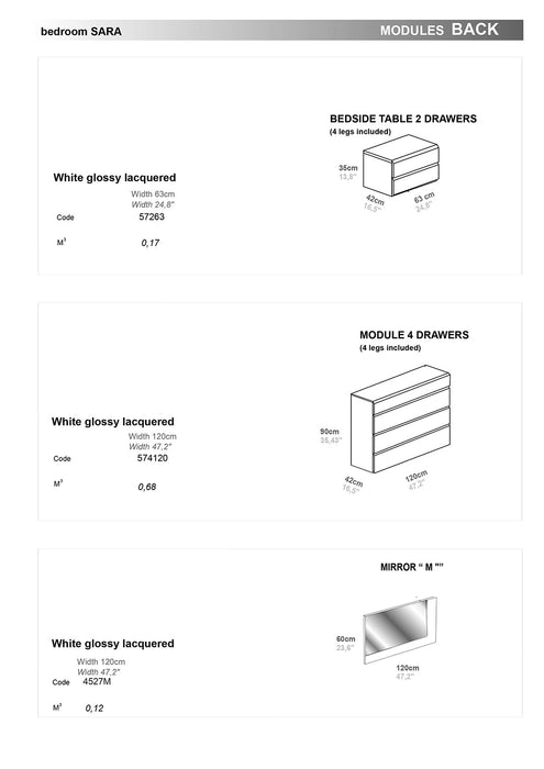 Sara Bedroom Set - Gate Furniture