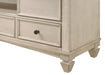 Saywer Antique 68" White/Brown TV Stand - B9100-7 - Gate Furniture