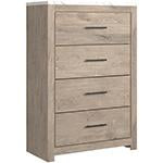 Senniberg Light Brown/White Chest of Drawers - B1191-44 - Gate Furniture