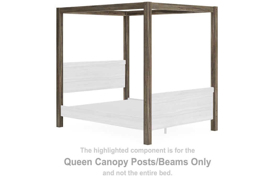Shallifer Queen Canopy Posts/Beams - EB1104-161 - In Stock Furniture