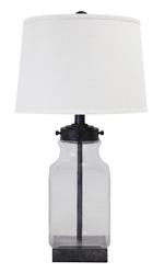 Sharolyn Transparent/Silver Finish Table Lamp - L430144 - Gate Furniture