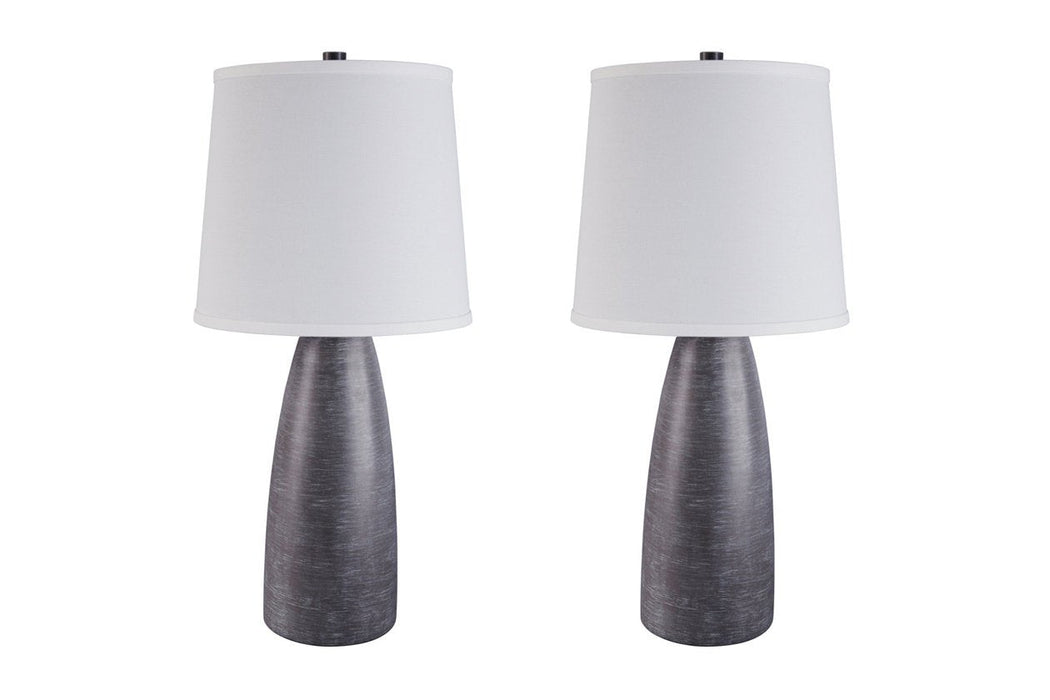 Shavontae Gray Table Lamp (Set of 2) - L243004 - Gate Furniture