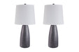 Shavontae Gray Table Lamp (Set of 2) - L243004 - Gate Furniture
