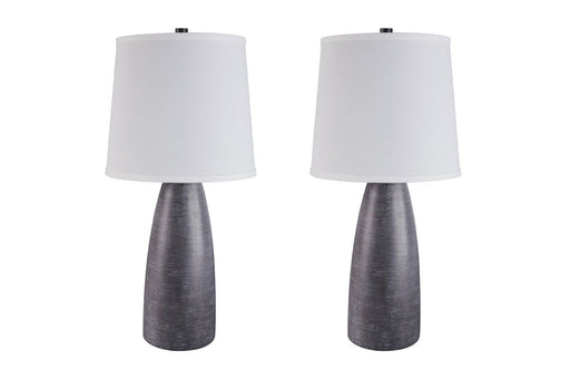 Shavontae Gray Table Lamp (Set of 2) - L243004 - Gate Furniture