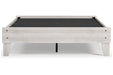 Shawburn Whitewash Full Platform Bed - EB4121-112 - Gate Furniture