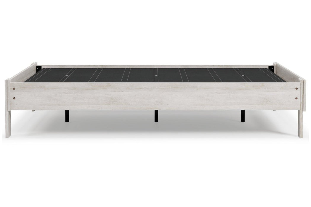 Shawburn Whitewash Full Platform Bed - EB4121-112 - Gate Furniture