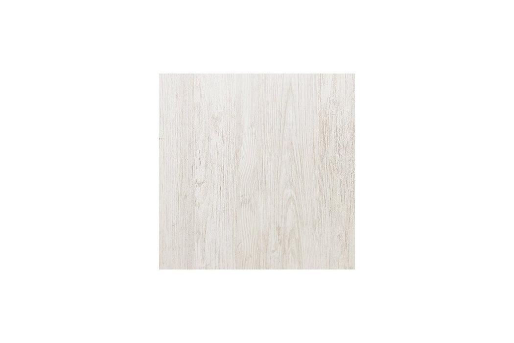 Shawburn Whitewash Full Platform Bed - EB4121-112 - Gate Furniture