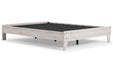 Shawburn Whitewash Queen Platform Bed - EB4121-113 - Gate Furniture