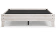 Shawburn Whitewash Queen Platform Bed - EB4121-113 - Gate Furniture