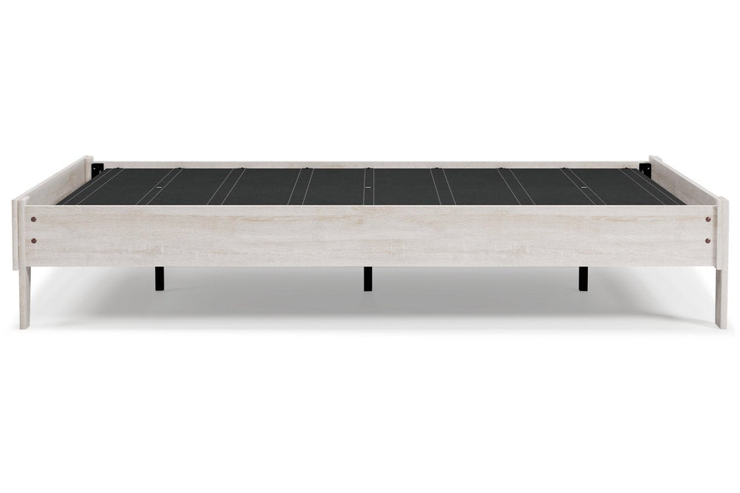 Shawburn Whitewash Queen Platform Bed - EB4121-113 - Gate Furniture
