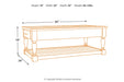 Shawnalore Whitewash Coffee Table - T782-1 - Gate Furniture