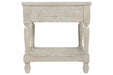Shawnalore Whitewash End Table - T782-3 - Gate Furniture