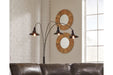 Sheriel Black Floor Lamp - L725059 - Gate Furniture