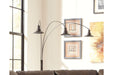 Sheriel Black Floor Lamp - L725059 - Gate Furniture