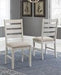 Skempton White/Light Brown Dining Chair (Set of 2) - D394-01 - Gate Furniture