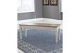 Skempton White/Light Brown Storage Bench - D394-00 - Gate Furniture