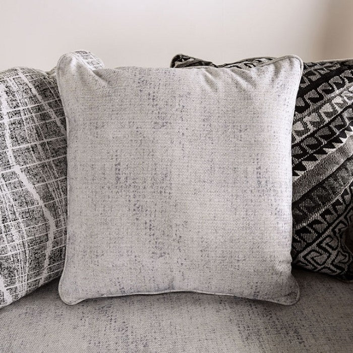 EIMEAR White/Black Sectional