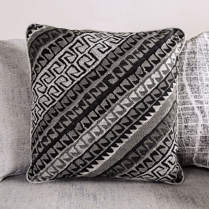 EIMEAR White/Black Sectional