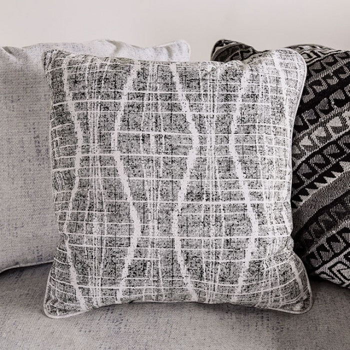 EIMEAR White/Black Sectional