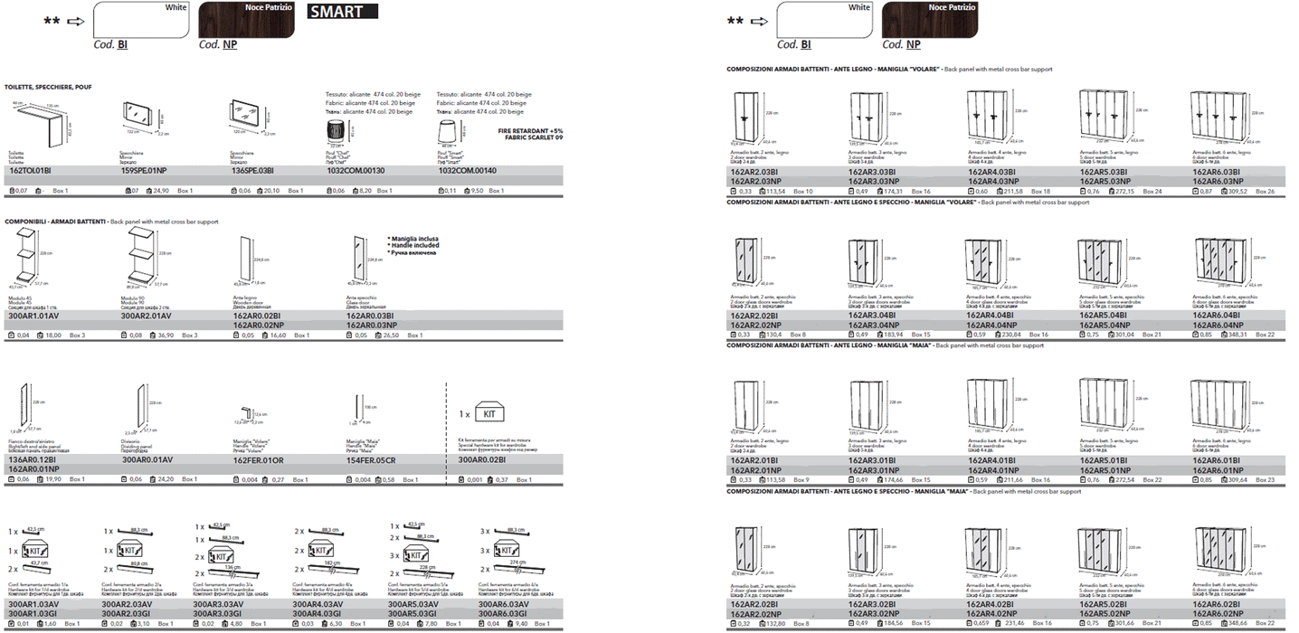 Smart Bedroom Walnut Set - Gate Furniture