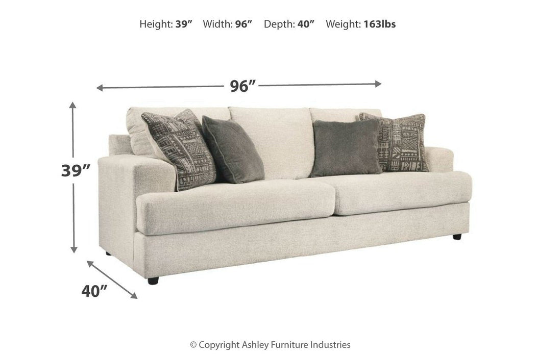 Soletren Stone Sofa - 9510438 - Gate Furniture