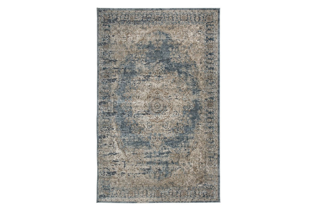 South Blue/Beige 8' x 10' Rug - R402721 - Gate Furniture