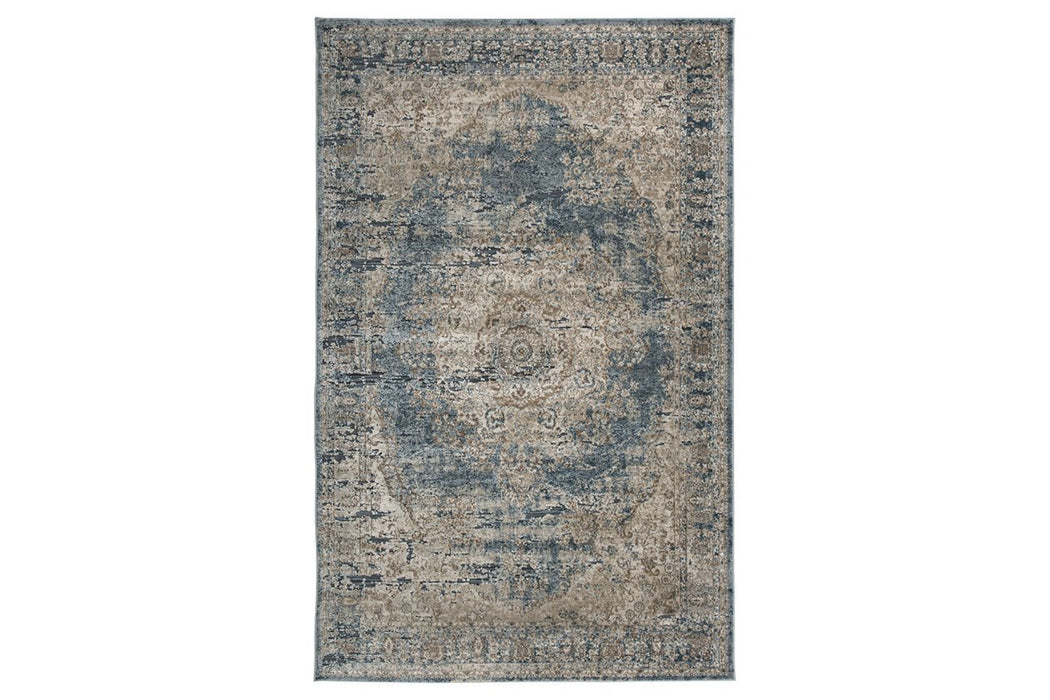South Blue/Beige 8' x 10' Rug - R402721 - Gate Furniture