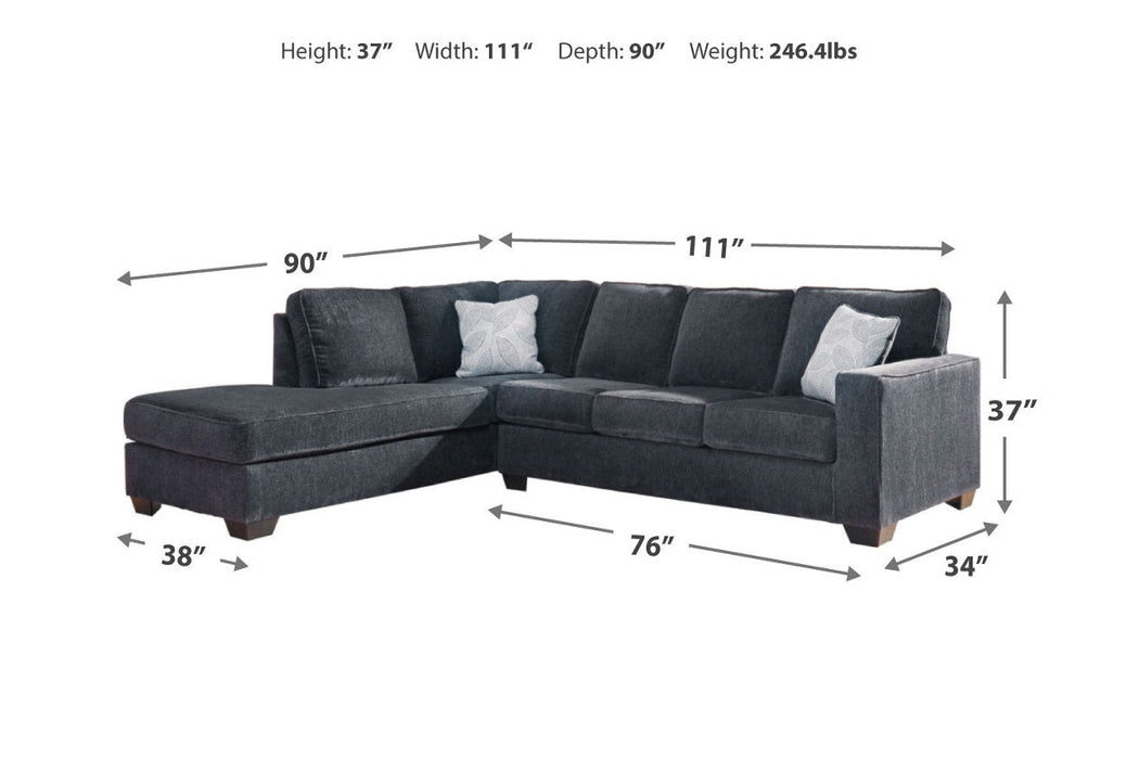 [SPECIAL] Altari Slate LAF Sectional - Gate Furniture