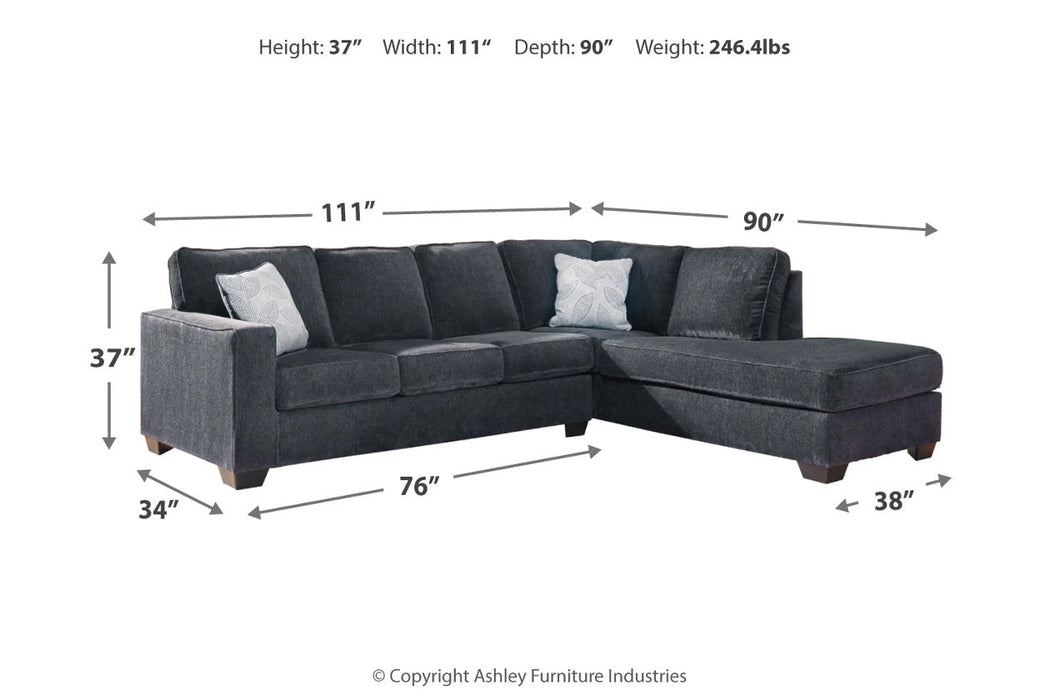 [SPECIAL] Altari Slate RAF Sectional - Gate Furniture