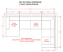 [SPECIAL] Ballinasloe Platinum LAF Sectional - Gate Furniture