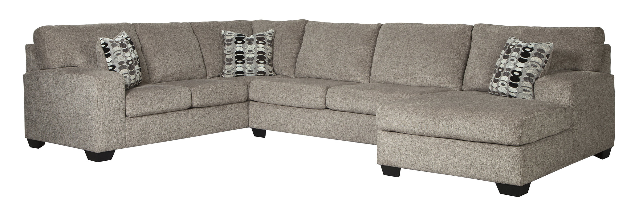 [SPECIAL] Ballinasloe Platinum RAF Sectional - Gate Furniture