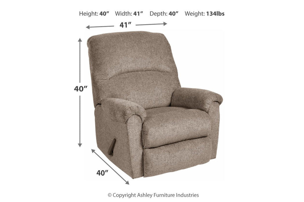 [SPECIAL] Ballinasloe Platinum Recliner - 8070225 - Gate Furniture