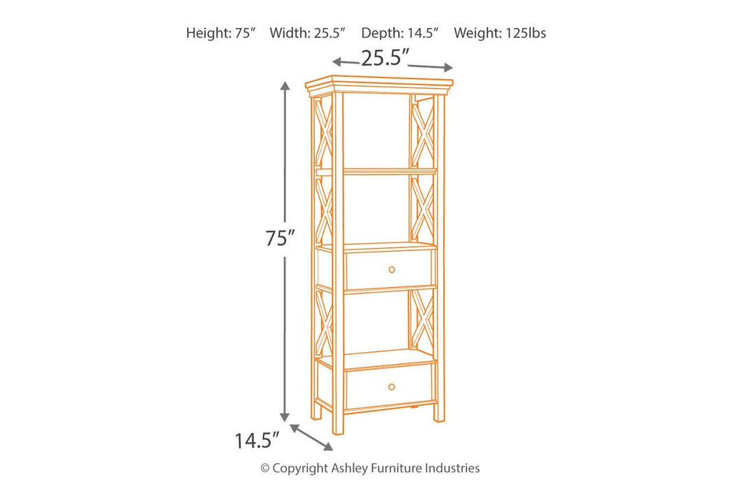 [SPECIAL] Bolanburg Antique White Display Cabinet - D647-76 - Gate Furniture