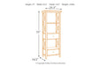 [SPECIAL] Bolanburg Antique White Display Cabinet - D647-76 - Gate Furniture