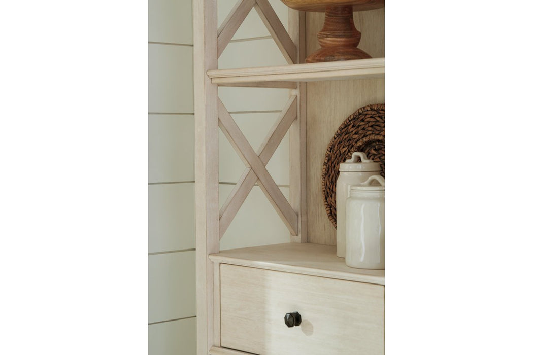 [SPECIAL] Bolanburg Antique White Display Cabinet - D647-76 - Gate Furniture