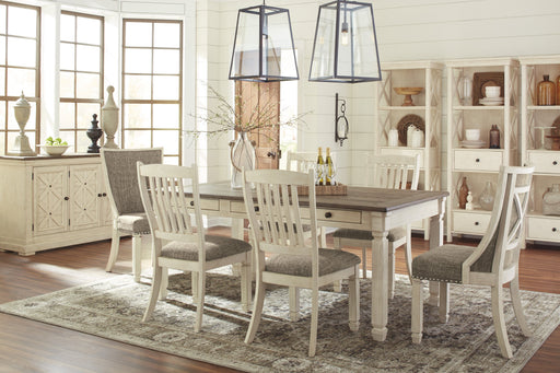[SPECIAL] Bolanburg Antique White-Oak Dining Room Set - Gate Furniture