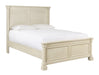 [SPECIAL] Bolanburg Antique White Queen Louvered Panel Bed - Gate Furniture