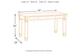 [SPECIAL] Bolanburg Two-tone 60" Home Office Desk - H647-44 - Gate Furniture