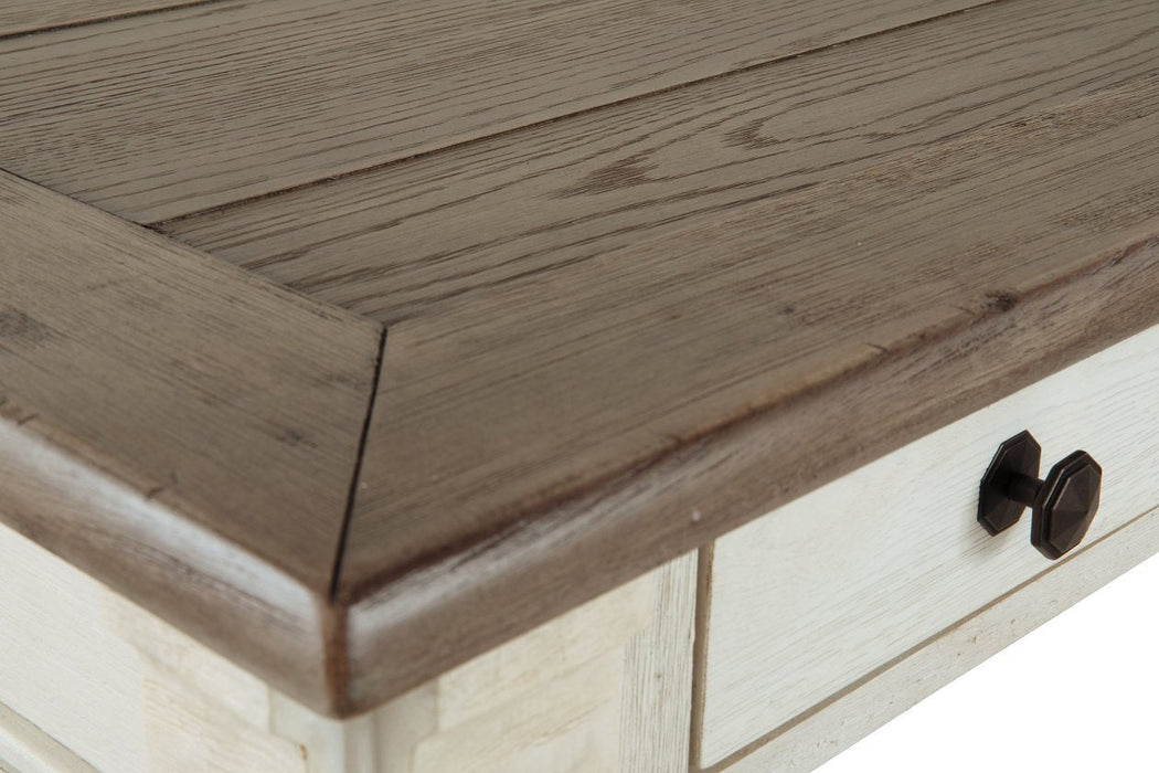 [SPECIAL] Bolanburg Two-tone 60" Home Office Desk - H647-44 - Gate Furniture
