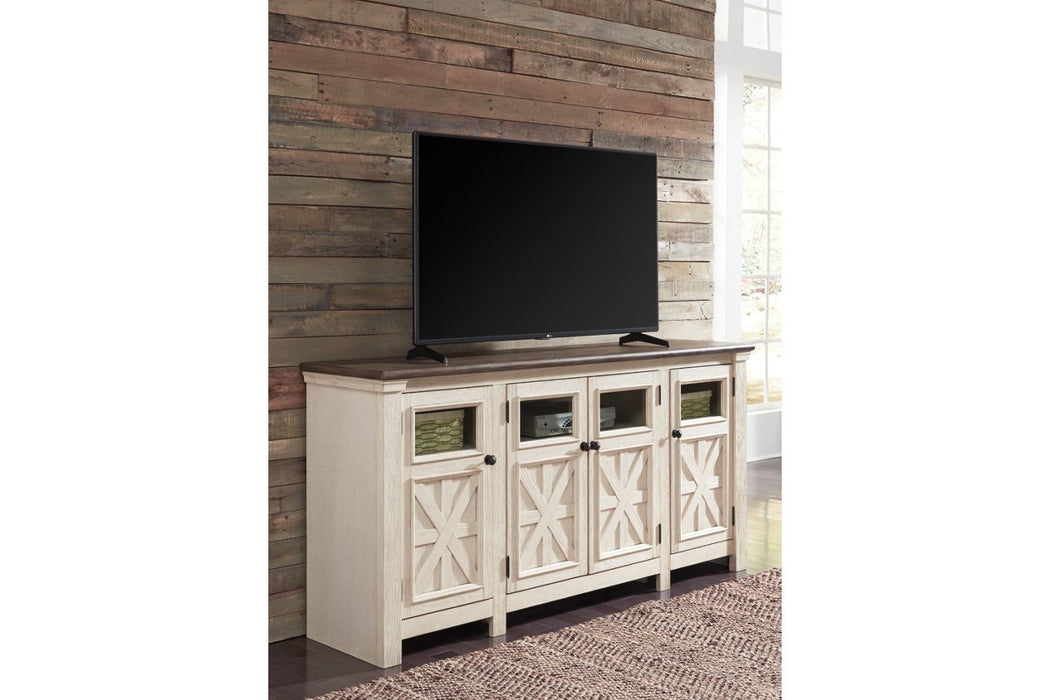 [SPECIAL] Bolanburg Two-tone 74" TV Stand - W647-60 - Gate Furniture