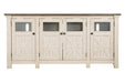 [SPECIAL] Bolanburg Two-tone 74" TV Stand - W647-60 - Gate Furniture