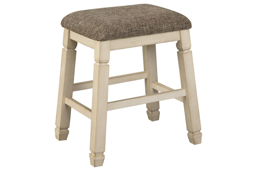 [SPECIAL] Bolanburg Two-tone Counter Height Bar Stool (Set of 2) - D647-024 - Gate Furniture