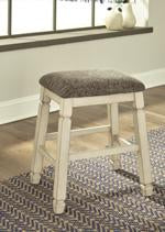[SPECIAL] Bolanburg Two-tone Counter Height Bar Stool (Set of 2) - D647-024 - Gate Furniture
