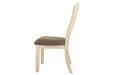 [SPECIAL] Bolanburg Two-tone Dining Chair (Set of 2) - D647-01 - Gate Furniture