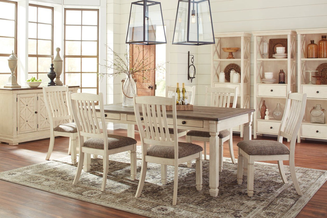 [SPECIAL] Bolanburg Two-tone Dining Chair (Set of 2) - D647-01 - Gate Furniture