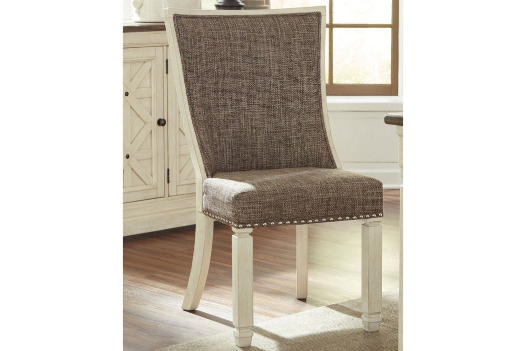 [SPECIAL] Bolanburg Two-tone Dining Chair (Set of 2) - D647-02 - Gate Furniture